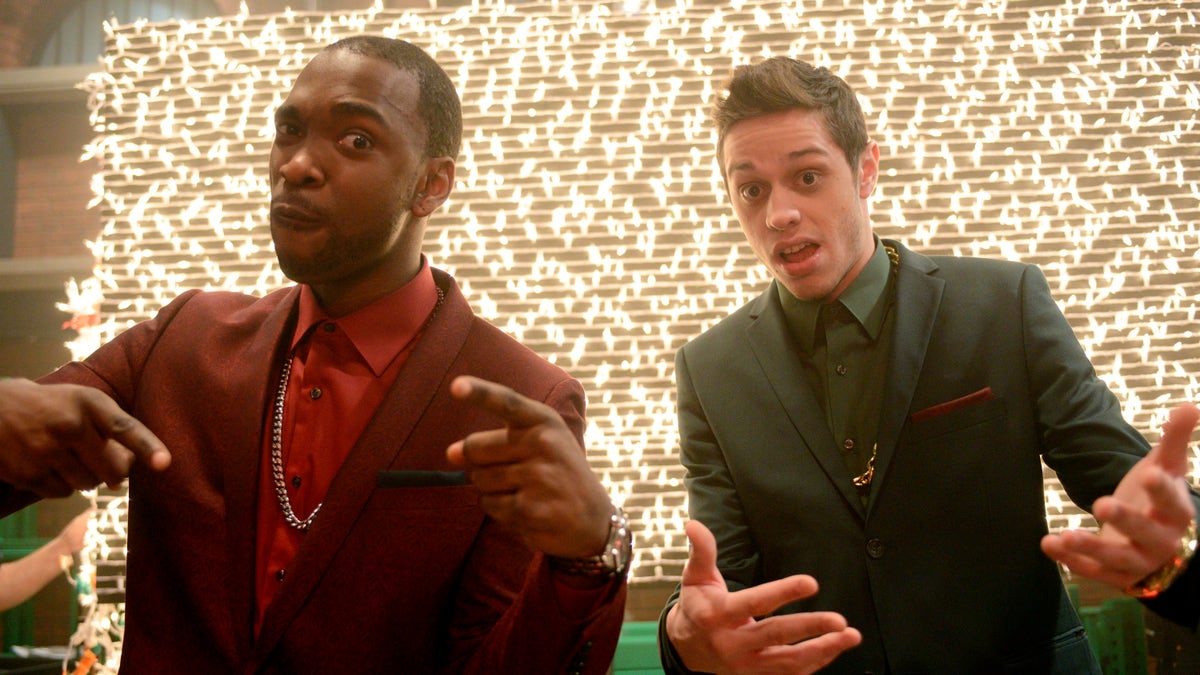 Jay Pharoah and Pete Davidson on "Saturday Night Live" in 2014