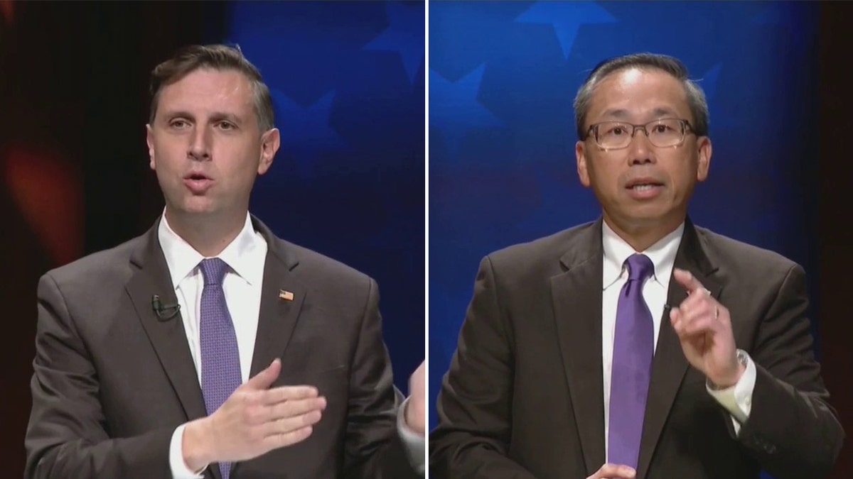 Rhode Island House debate features Democrat Seth Magaziner and Republican Allan Fung