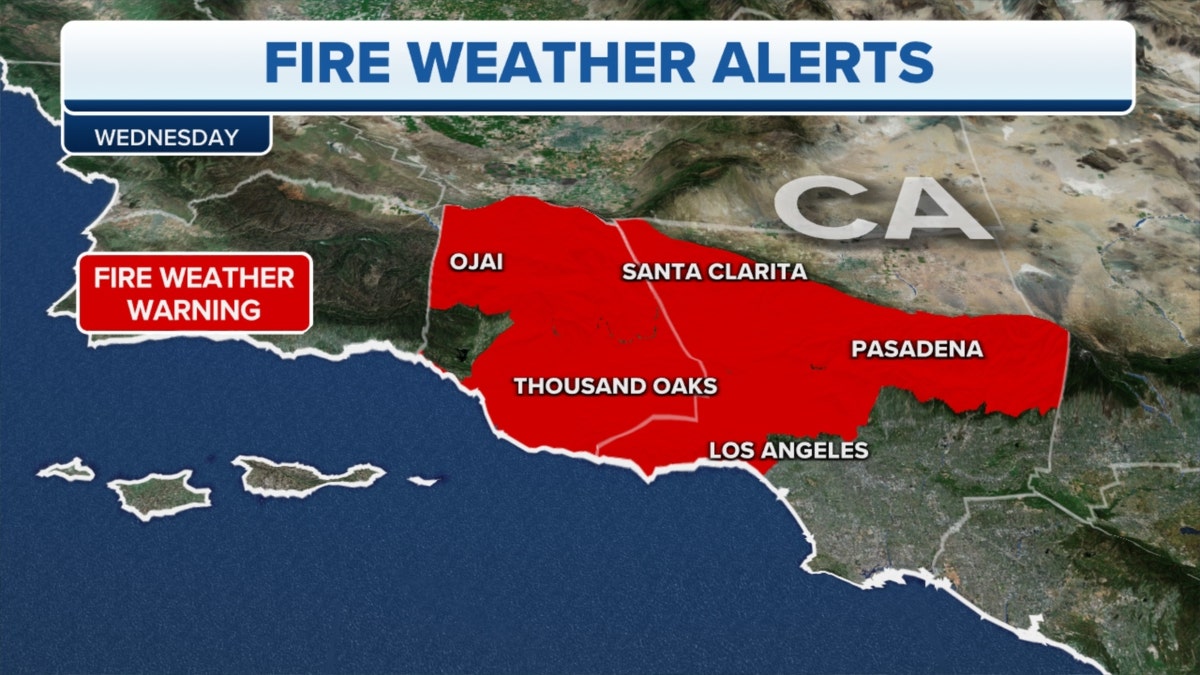 California fire weather alerts