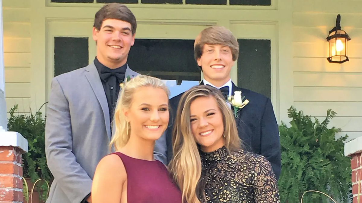 Anthony Cook, Connor, Cook, Miley Altman and Mallory Beach in an undated photo.