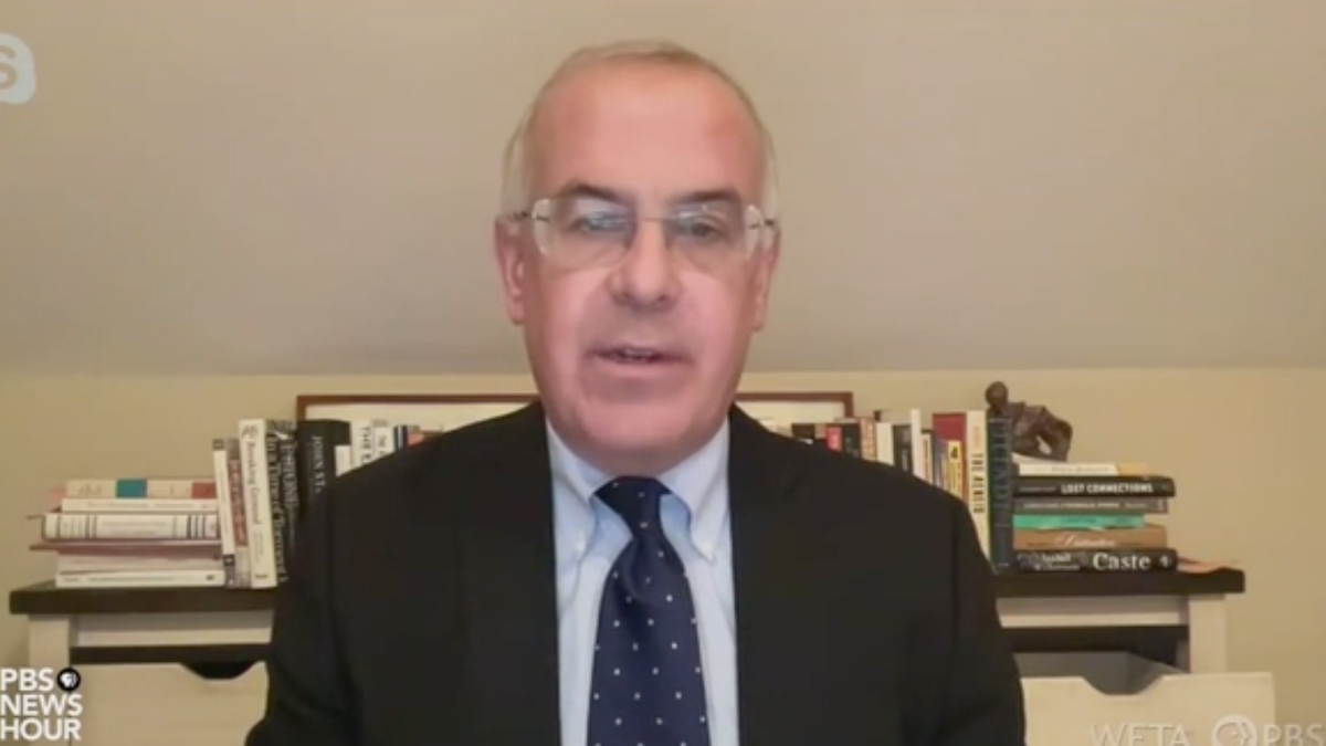 New York Times columnist David Brooks appears on PBS Newshour