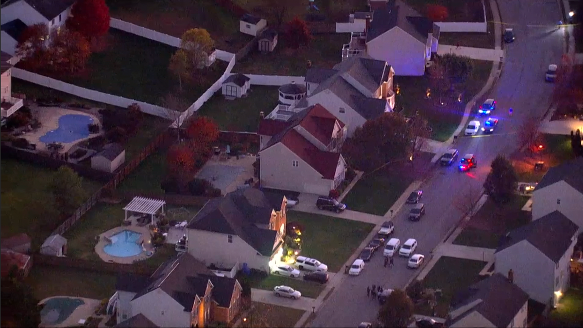 Home where five were killed in Maryland