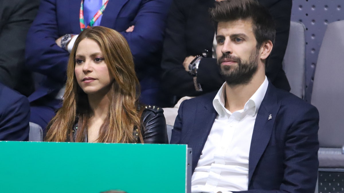 Shakira and Gerard Piqué watch the Davis Cup together in 2019