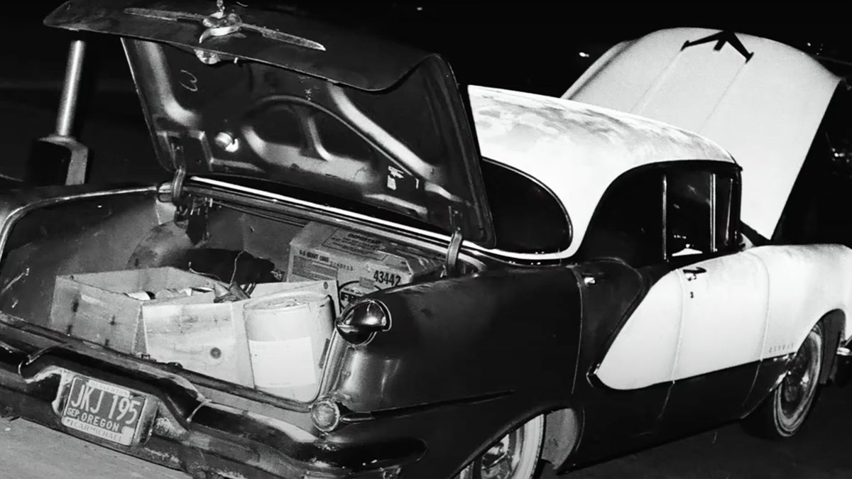 Oldsmobile black and white photo