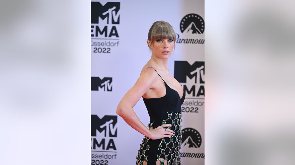 Taylor Swift Made the Europe Music Awards Shimmer in a Sheer Dress and  Bodysuit Combo—See Pics
