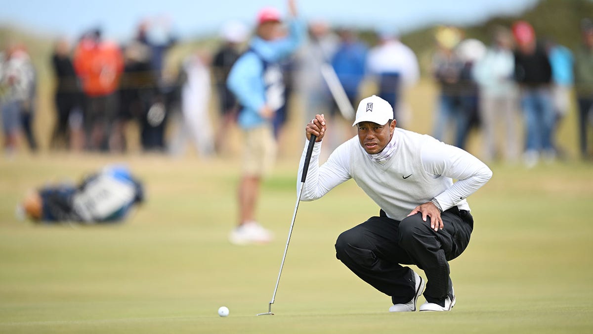 Tiger Woods at the British Open