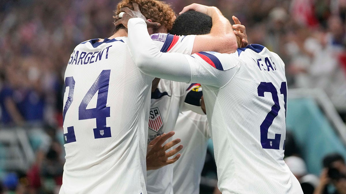 Tim Weah and company celebrate