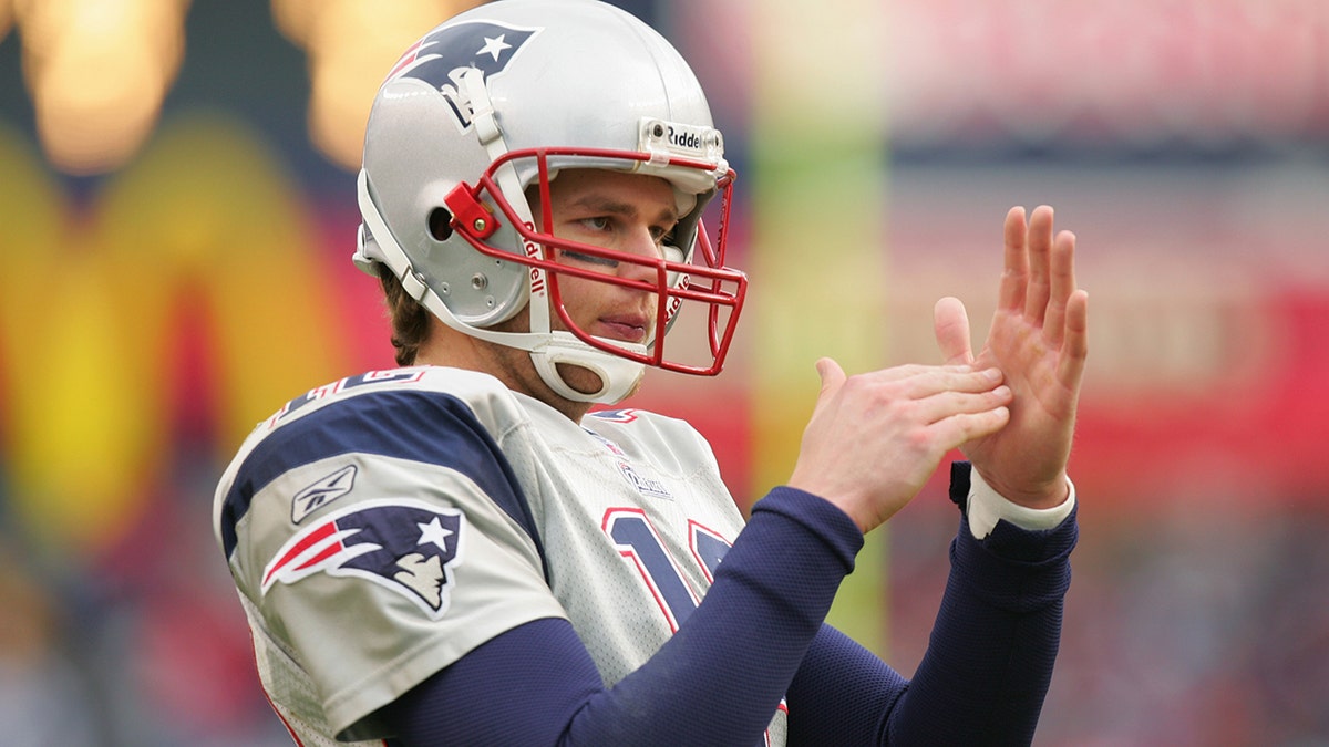 Tom Brady with the Patriots