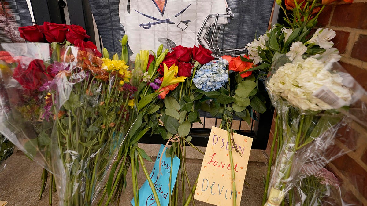 A memorial in Charlottesville