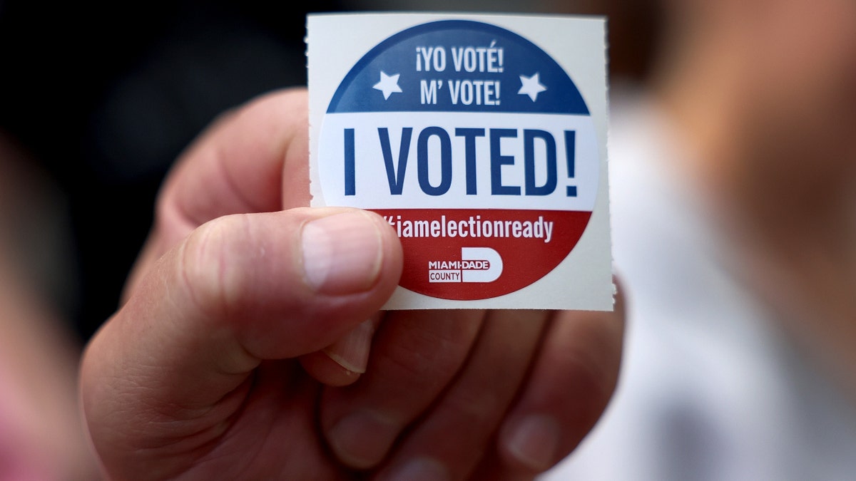 Florida voting sticker