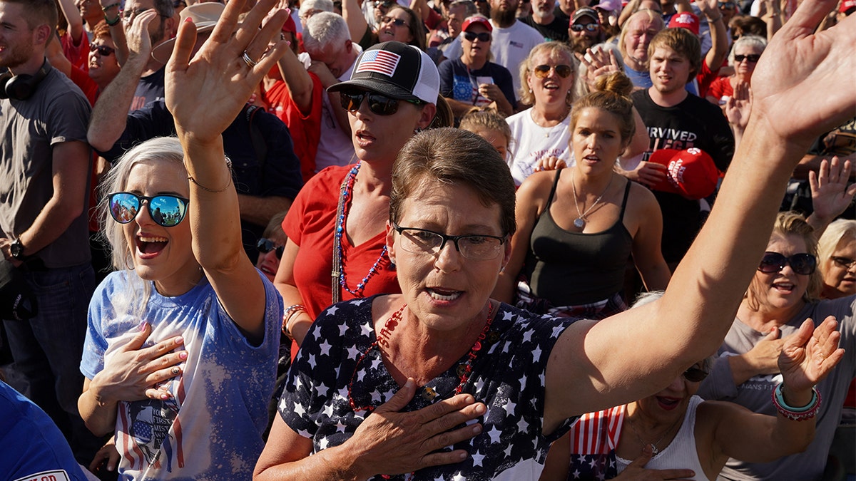 Republican women at Trump rally in Georgia in 2021