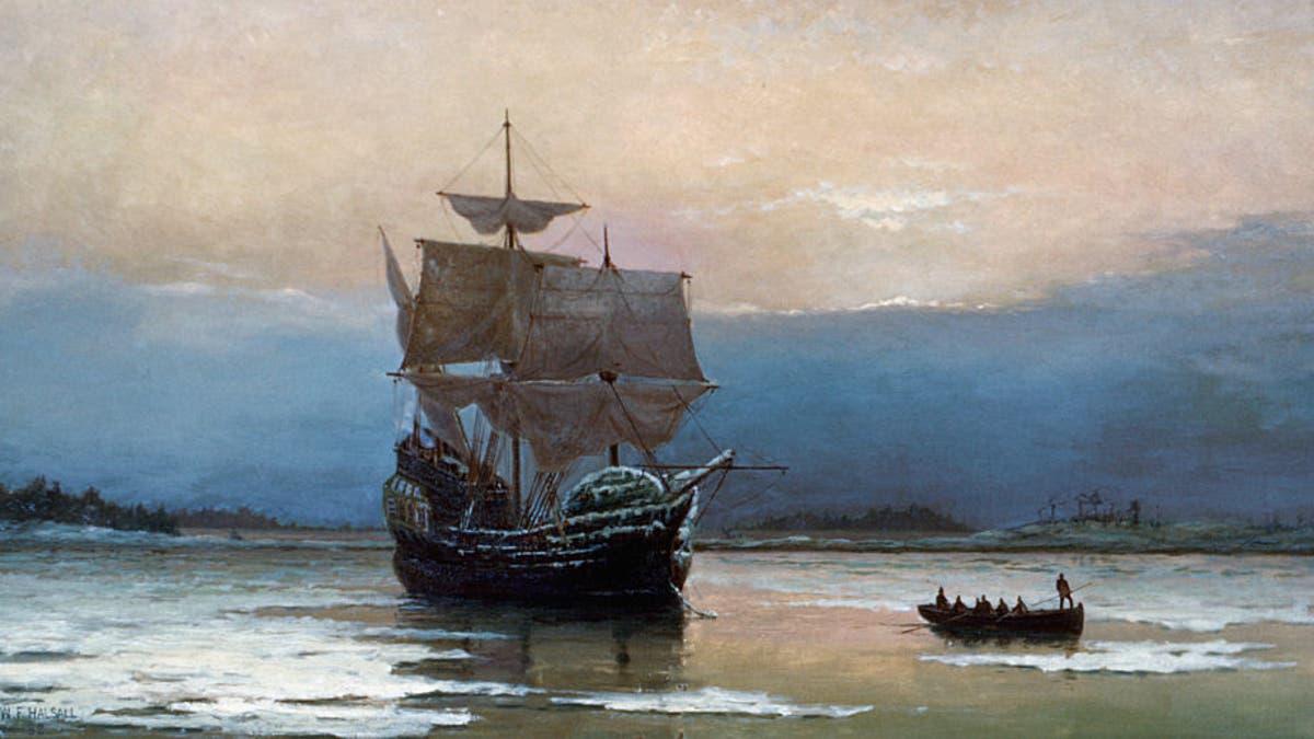 The Mayflower in 1620