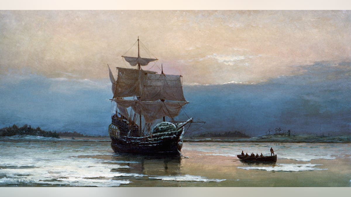 The Mayflower in 1620