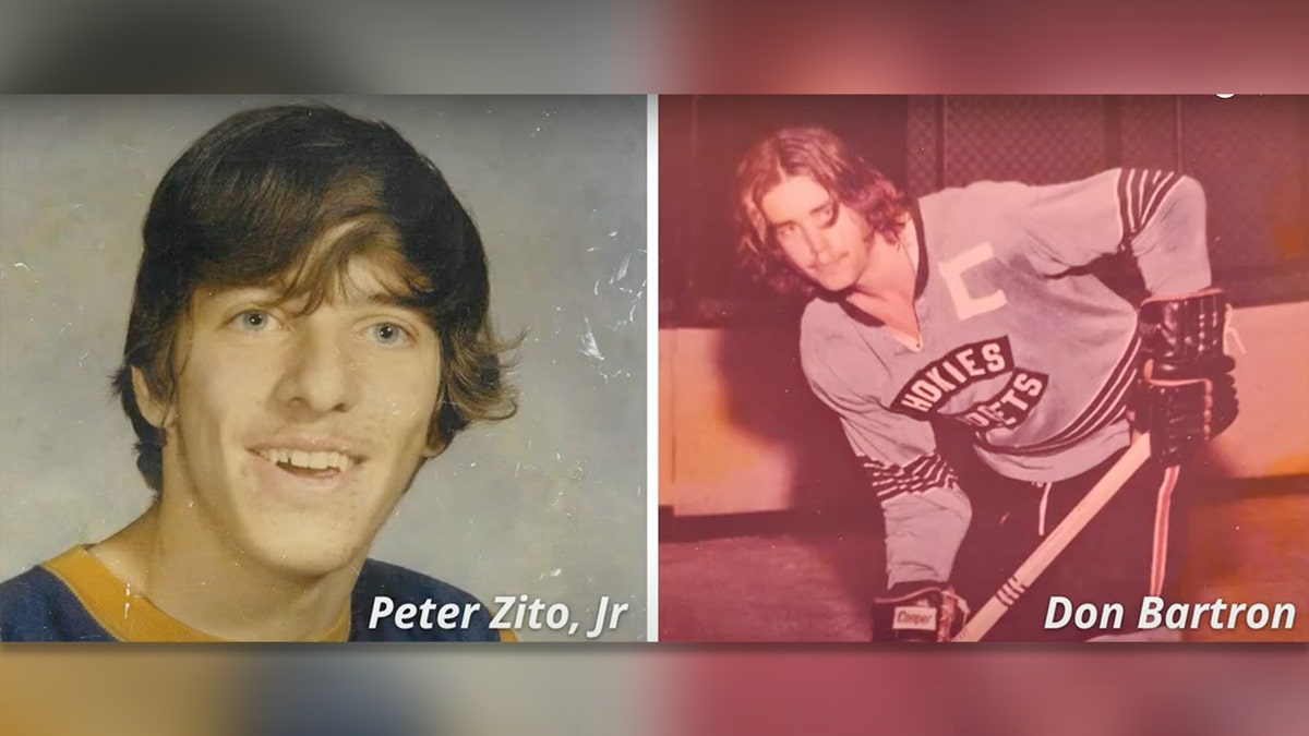 Zito and Bartron yearbook photos