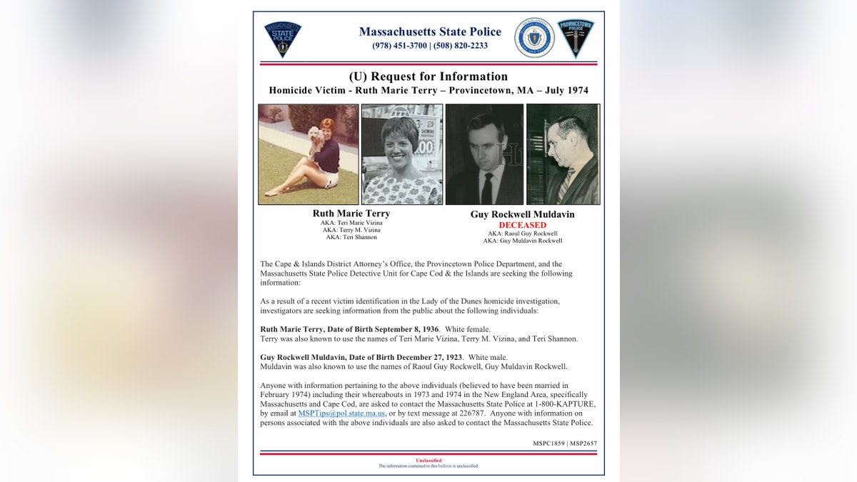 police flier for ruth marie terry