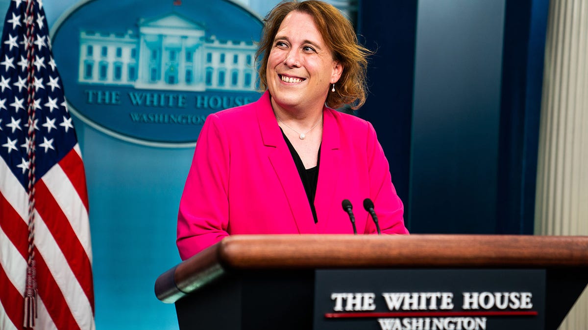 Amy Schneider at the White House