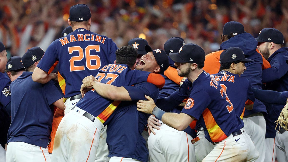 Astros celebrate world series win