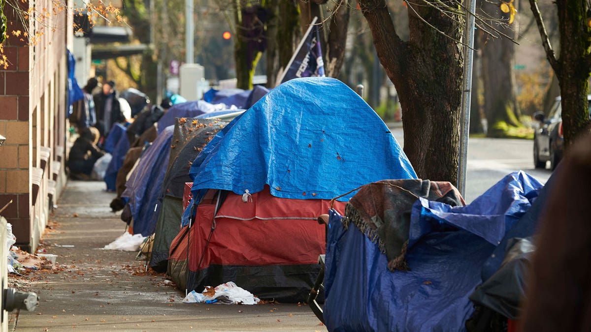 Portland homeless camps