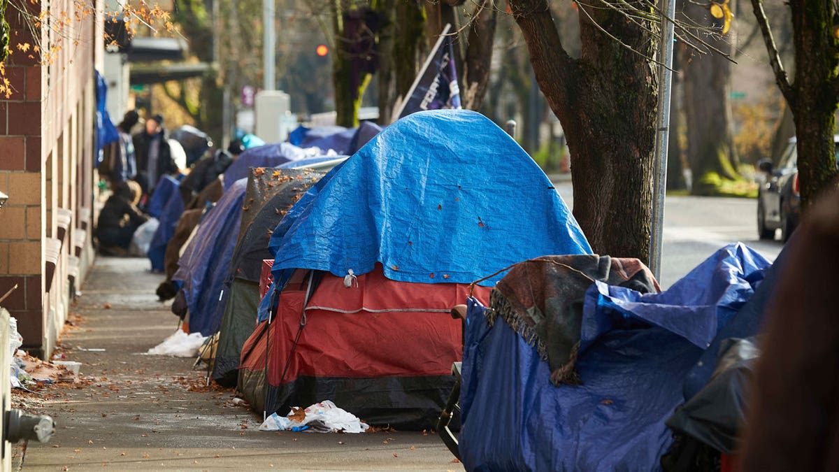 Portland homeless camps 