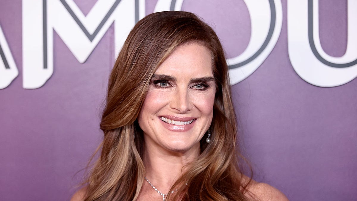 Brooke Shields smiling