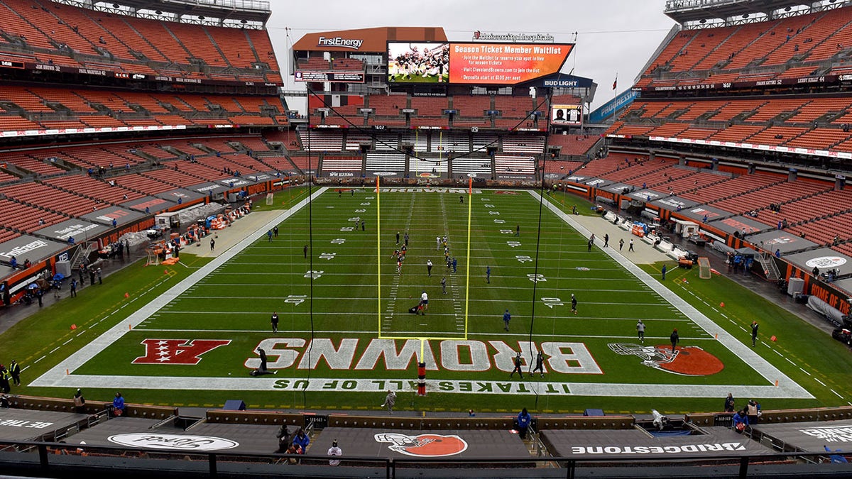 Damage Made By Ford Truck Still Visible On Browns Field Ahead Of Game vs  Buccaneers - Daily Snark