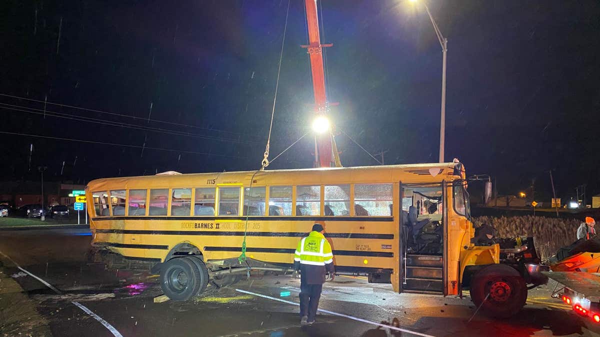 high school bus crash