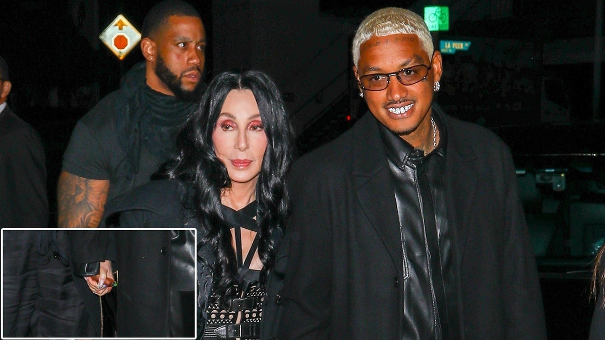 Cher was spotted holding hands with new boyfriend Alexander "AE" Edwards.