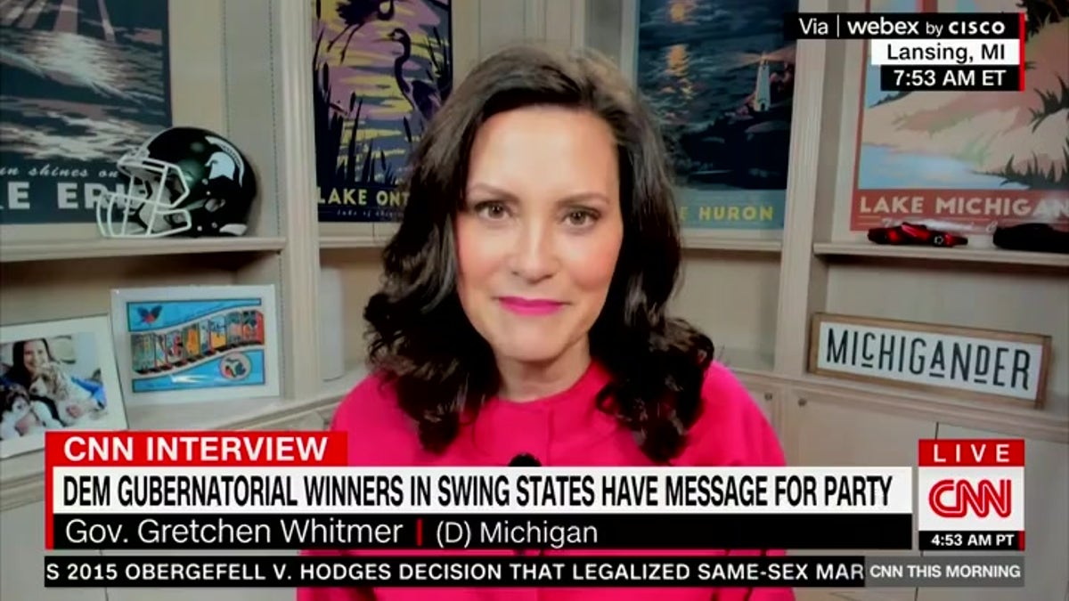 Photo of Gretchen Whitmer on CNN