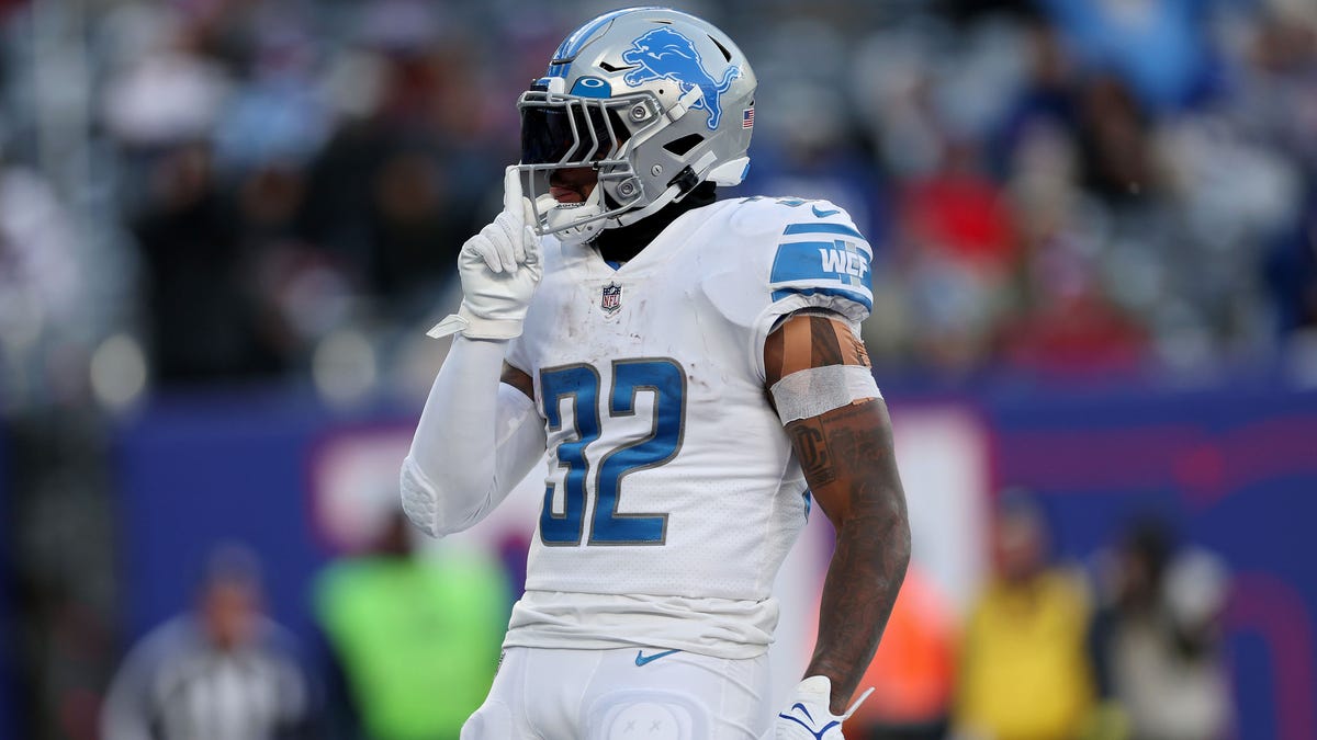 Lions at Giants score, takeaways: Detroit rides Jamaal Williams, New York  turnovers to third-straight win 