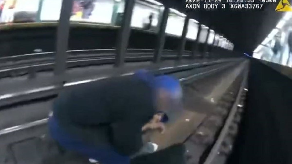 NYPD subway rescue