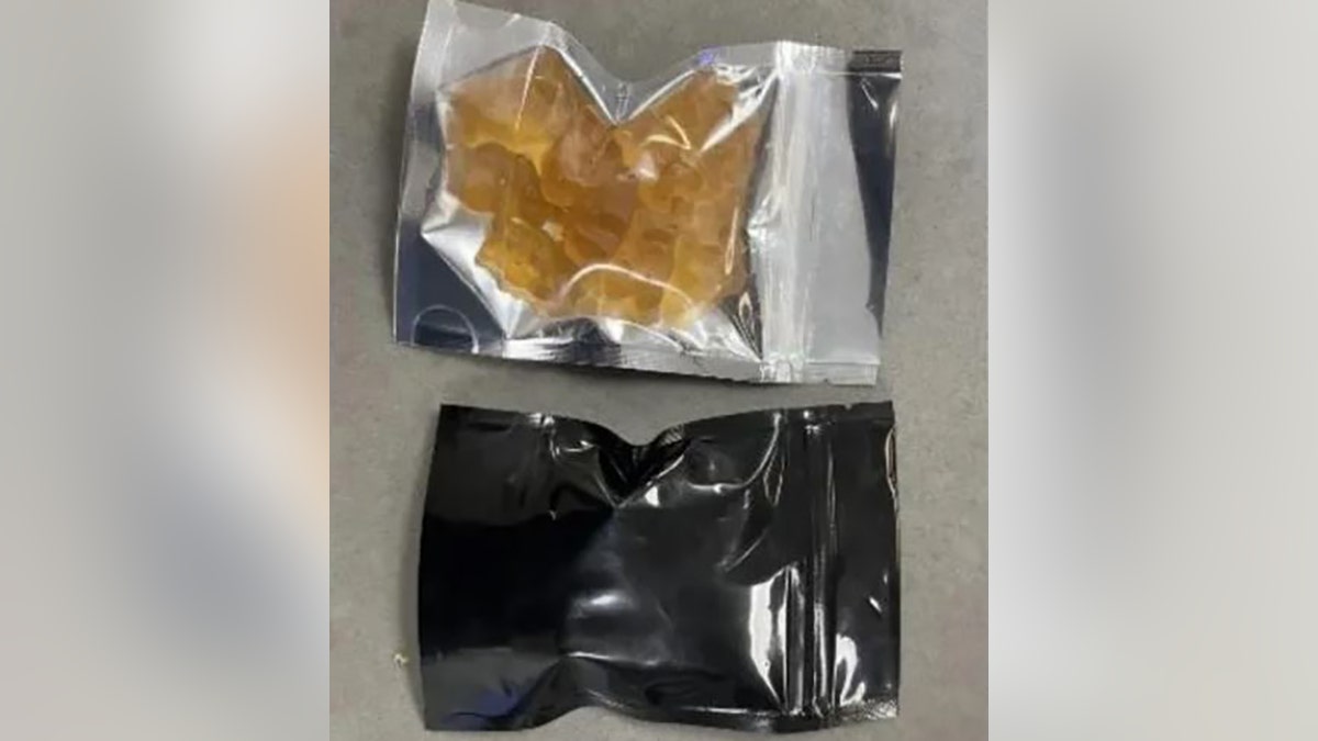 gummy bears in suspicious packaging