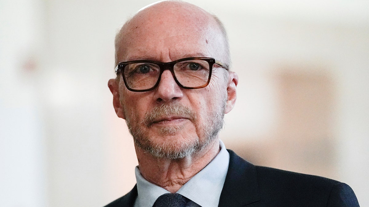 Paul Haggis seen in court earlier this month