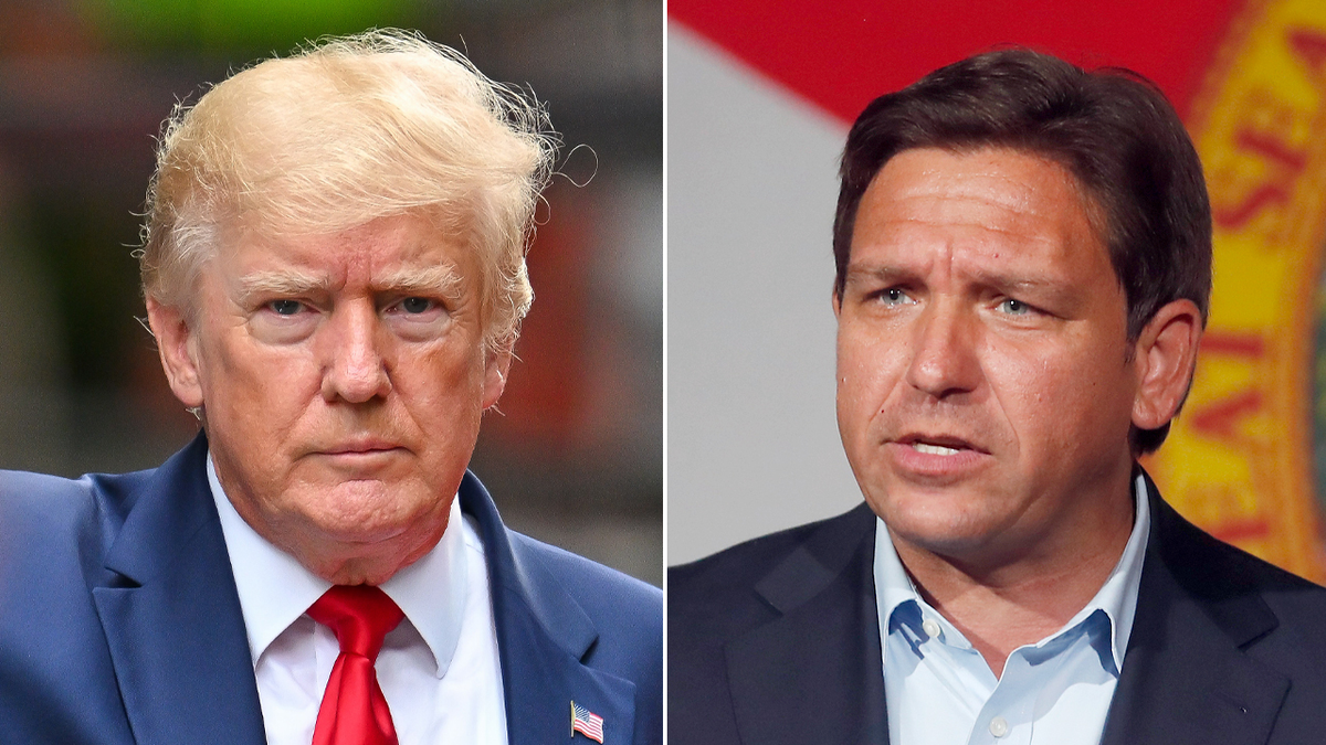 Ron DeSantis and Donald Trump