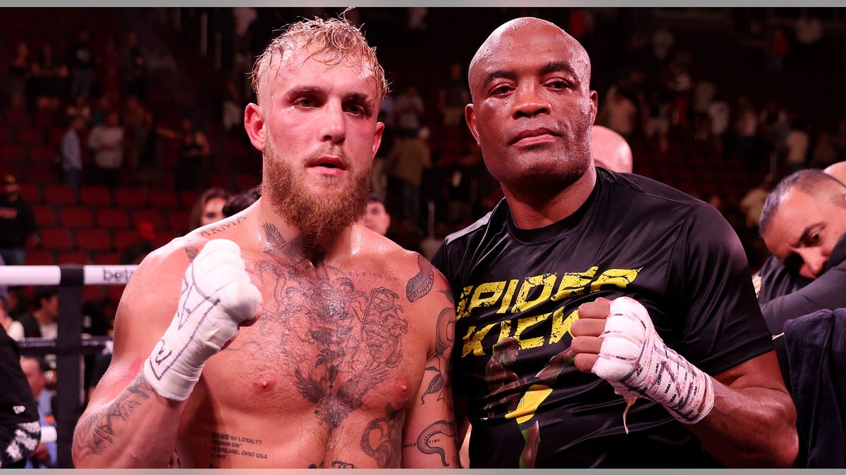 Jake Paul and Anderson Silva