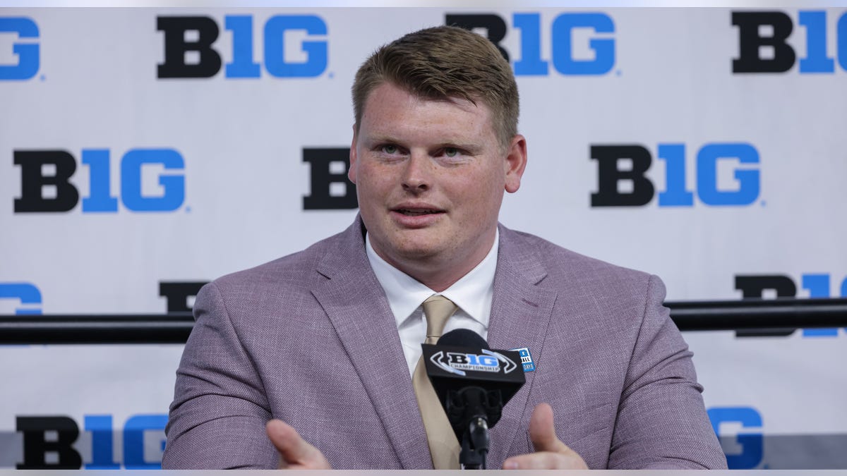 John Michael Schmitz talks at press conference