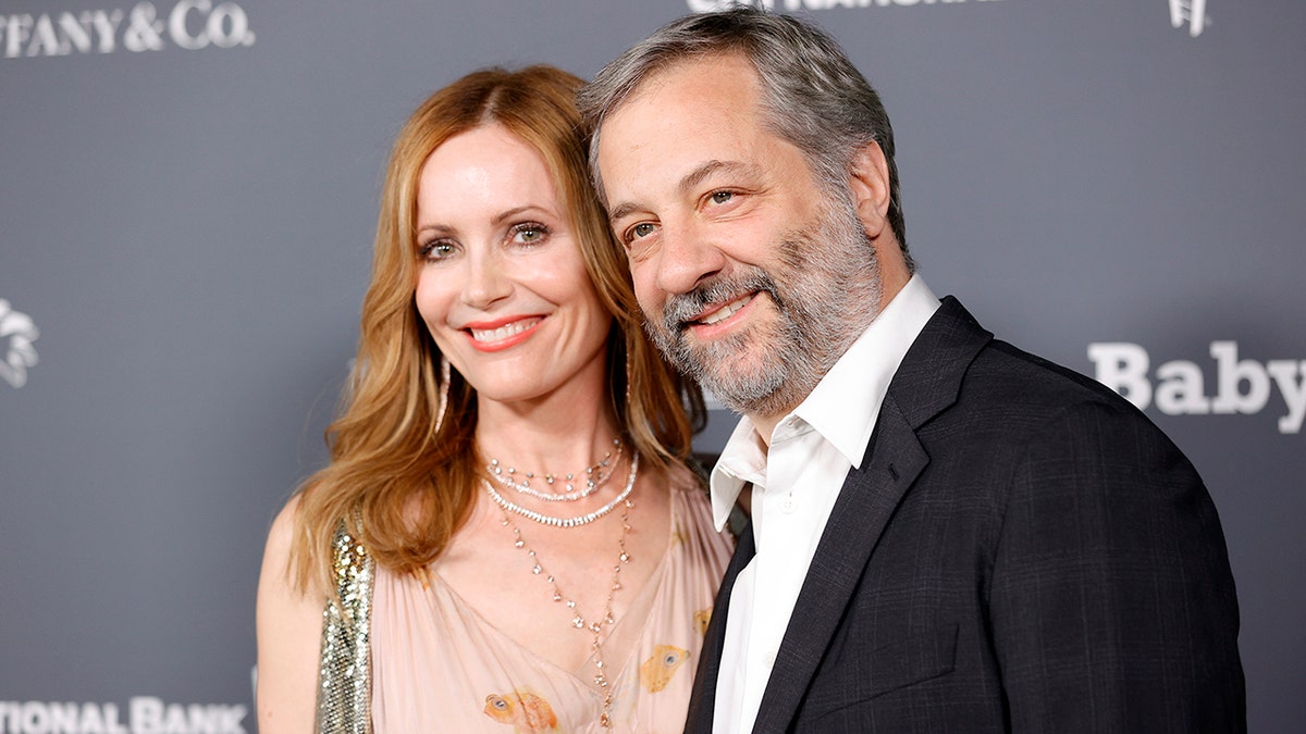 Leslie Mann Judd Apatow red carpet