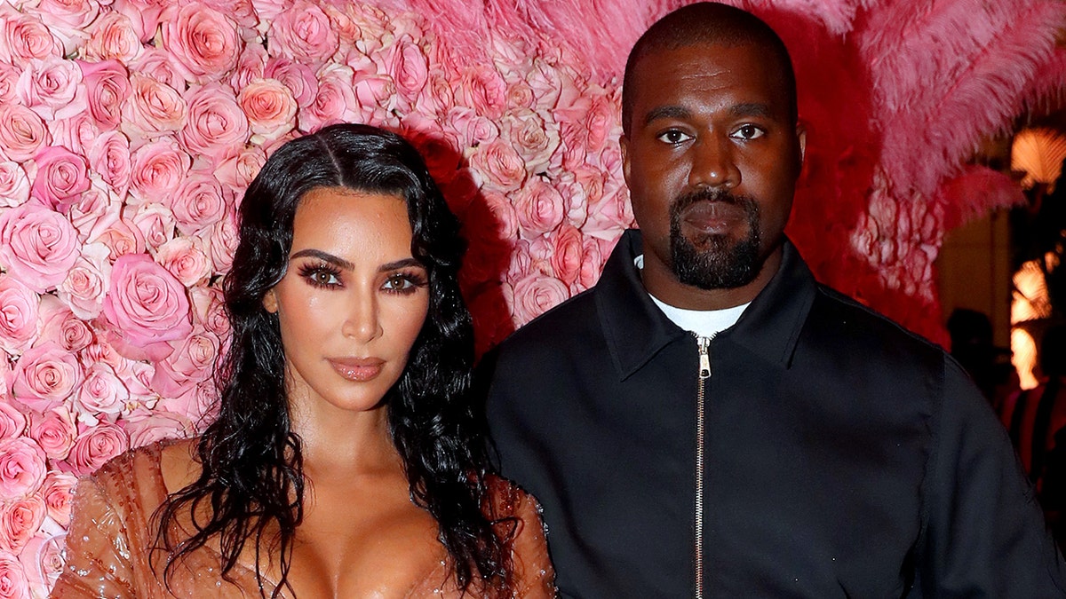 Kim Kardashian wears nude dress to Met Gala with Kanye West