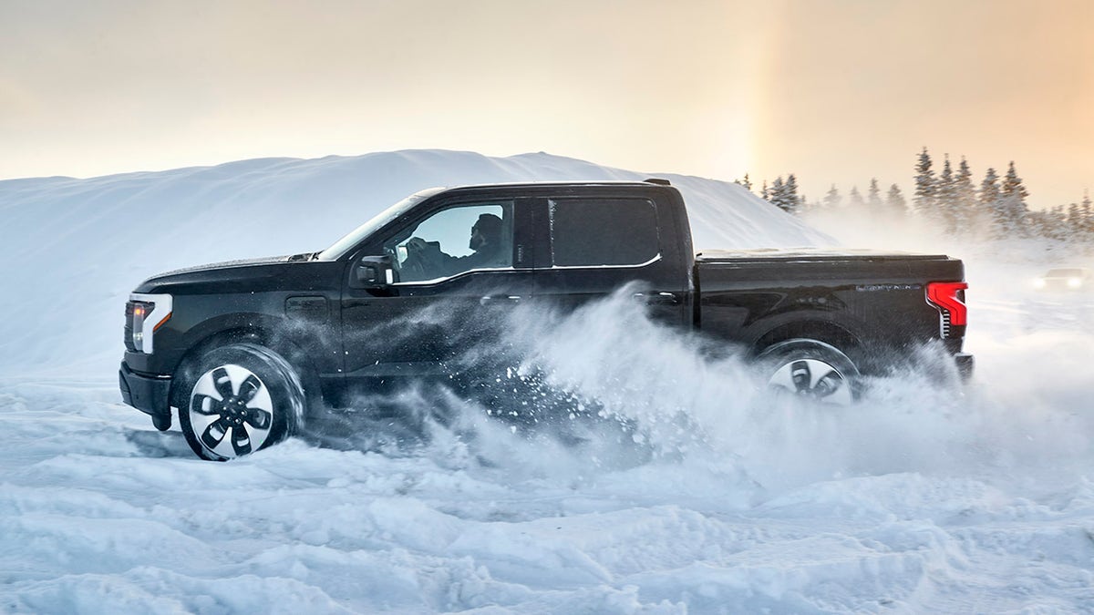 ford lightning snow