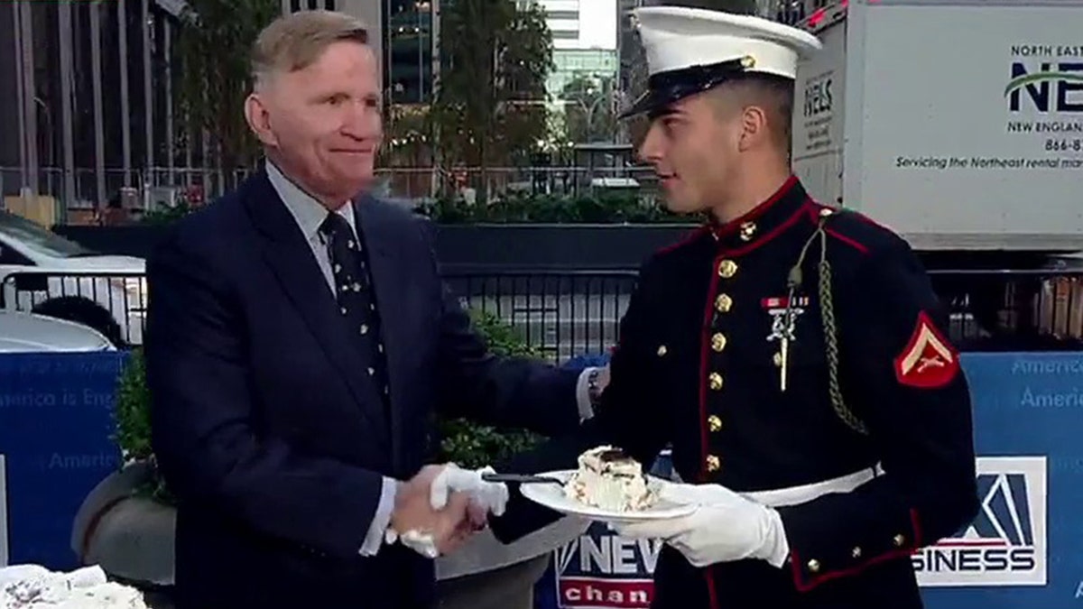 cake cutting marine corps passing