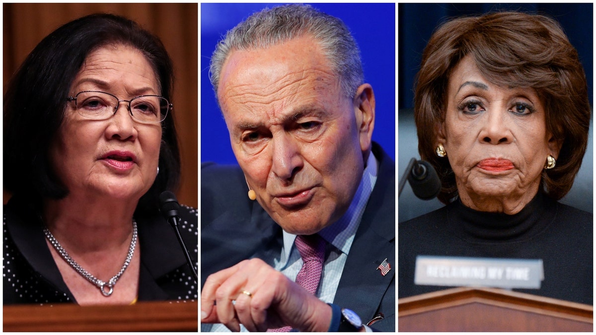 Compilation of Mazie Hirono, Chuck Schumer and Maxine Waters
