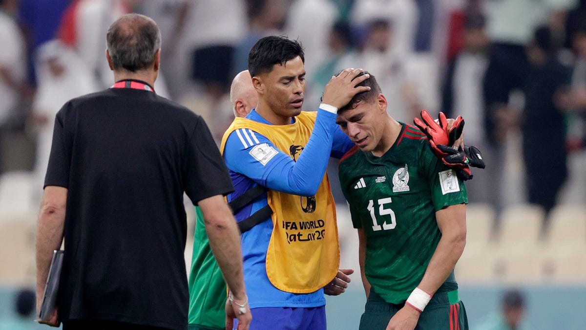 Mexico players emotional after loss