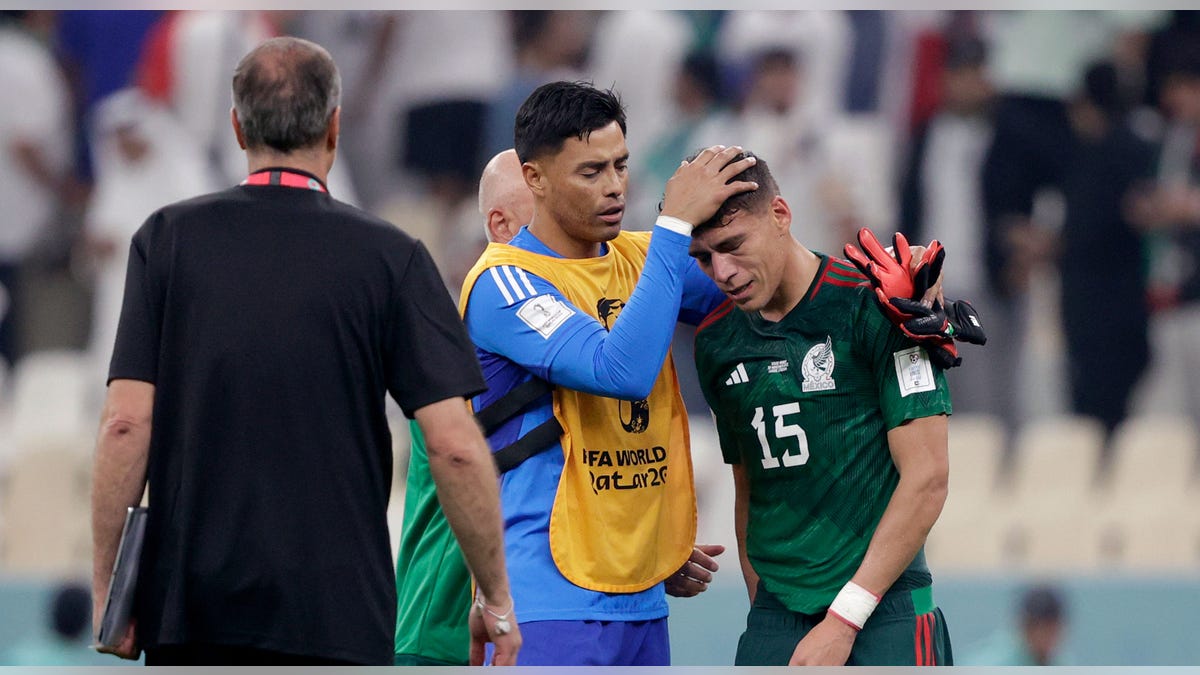 Mexico players emotional after loss