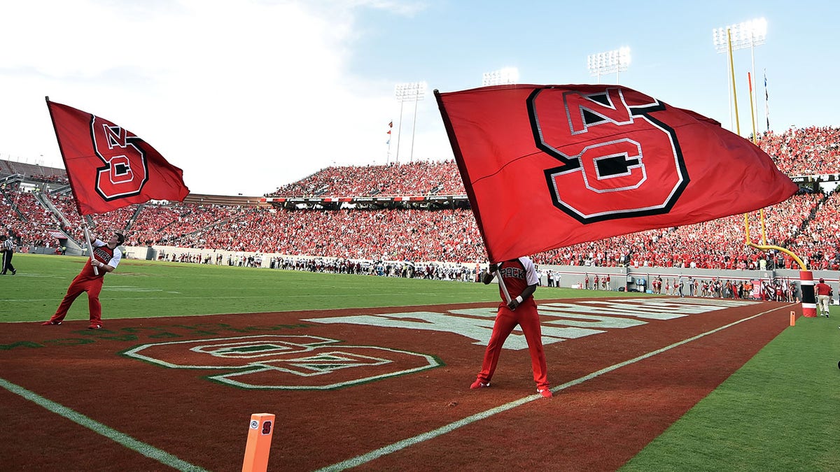 NC State flags