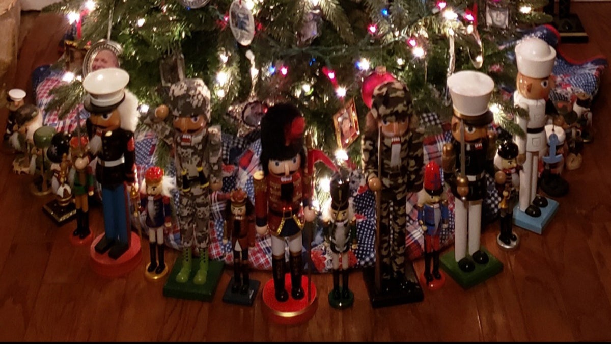 Nutcrackers representing military branches