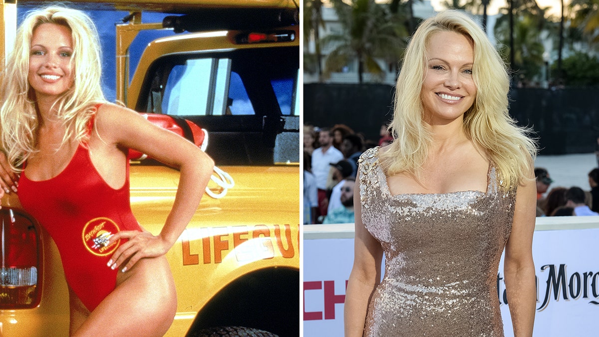 Pamela Anderson Then and Now Baywatch