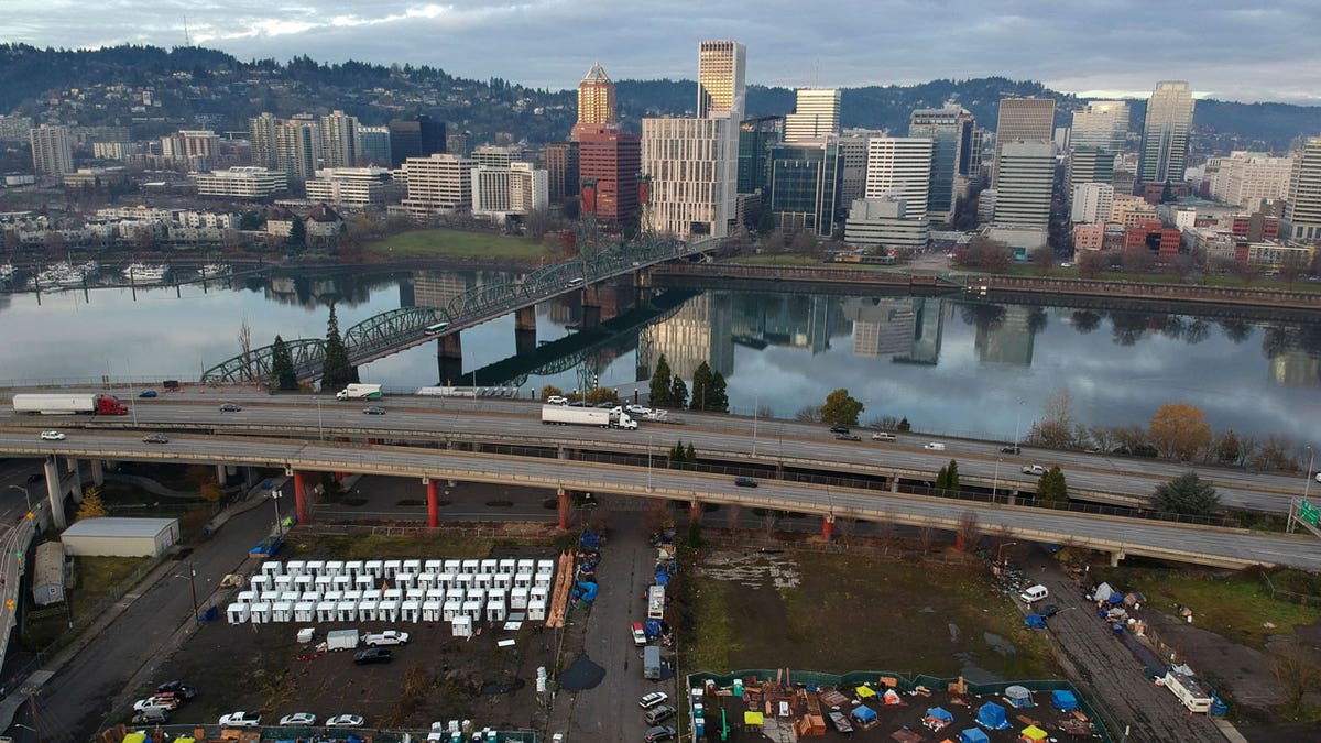 aerial view of Portland, Oregon