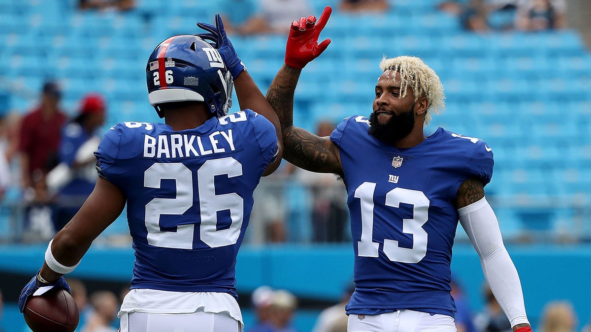 Giants: Odell Beckham Jr.'s message to Saquon Barkley after win vs Vikings