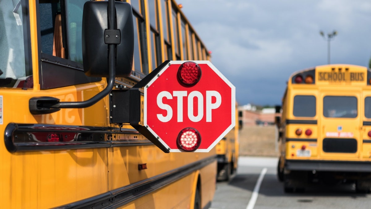 School bus stock image