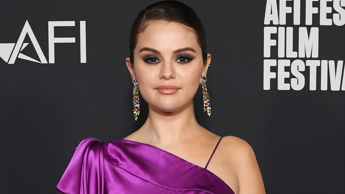 Selena Gomez on the red carpet at AFI Fest