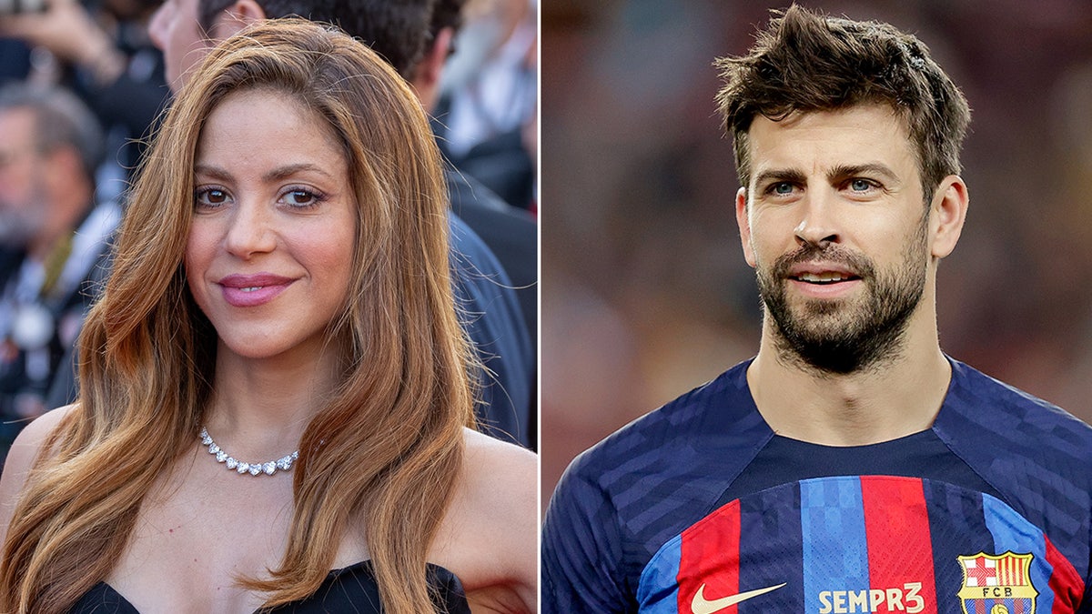 Shakira makes red carpet appearance at Elvis premiere while Gerard Piqué plays soccer in Barcelona